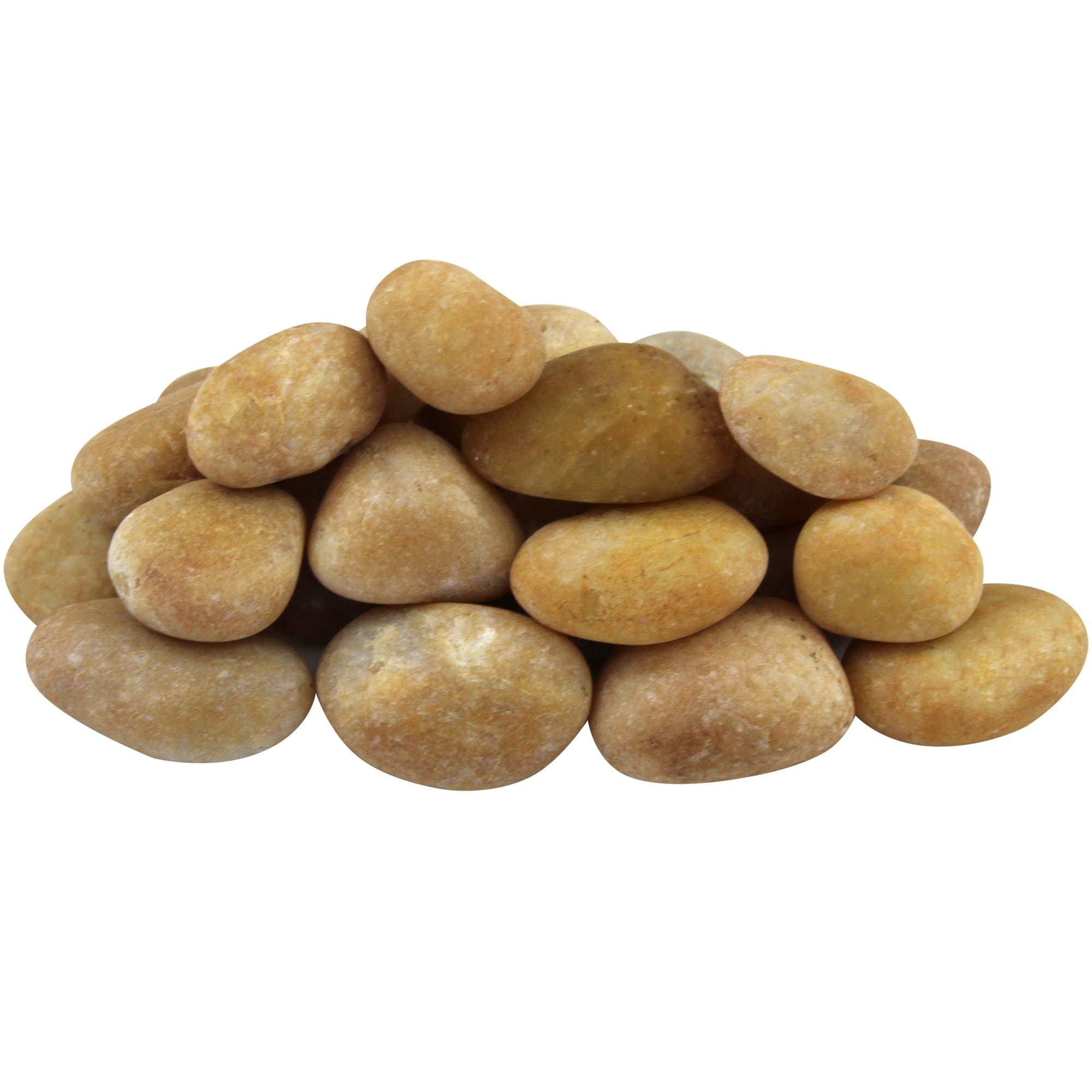 Rain Forest Golden Sapphire Pebbles | Natural Decorative Stone