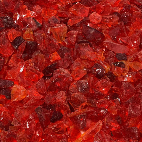 Red Landscape Glass