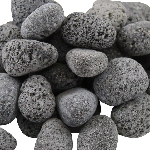 Rain Forest Black Lava Pebbles