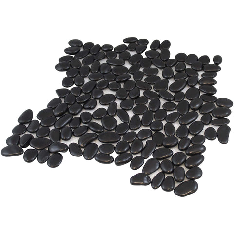 Mini Black Pebble Tile