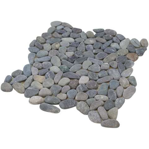 Mini Dark Grey Pebble Tile