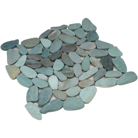 Tahiti Green Pebble Tile