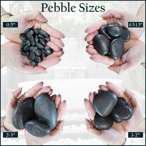 Rain Forest Grey Mexican Beach Pebbles