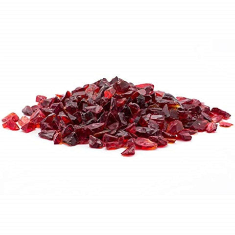 Red Landscape Fire Glass